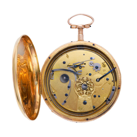Swiss gold musical watch with hidden erotic scene Circa 1810 Swiss gold musical watch with hidden erotic scene Circa 1810