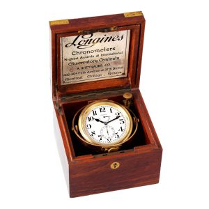 Swiss brass chronometer with 36h power reserve Circa 1945