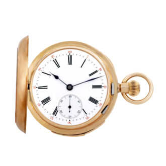 Swiss 14k gold erotic watch for the Russian market Circa 1890
