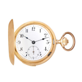 Swiss 14k gold erotic watch for the Russian market Circa 1890