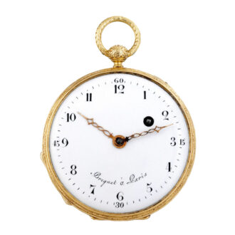 Amusing French gold watch with erotic hidden scene Circa 1820