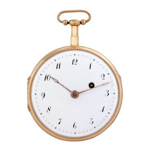 Swiss 18k gold repeater with concealed erotic automaton Circa 1820