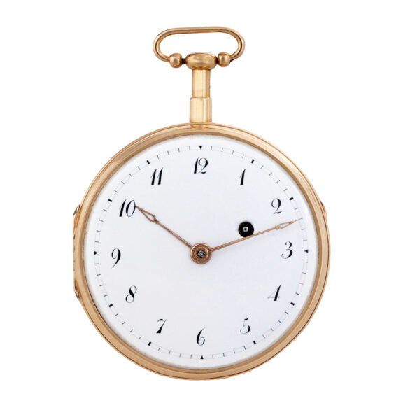 Swiss 18k gold repeater with concealed erotic automaton Circa 1820