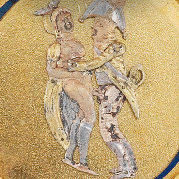Swiss 18k gold repeater with concealed erotic automaton Circa 1820 Swiss 18k gold repeater with concealed erotic automaton Circa 1820
