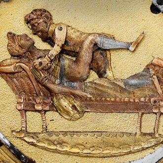 Swiss silver verge with concealed erotic automaton Circa 1820