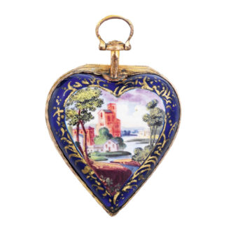 English gilt metal erotic watch for the Chinese market Circa 1780