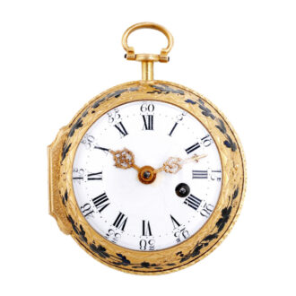 English gold erotic watch made for the Chinese market Circa 1775