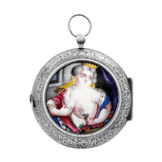 Swiss silver Louis XIV oignon watch in French style Circa 1700