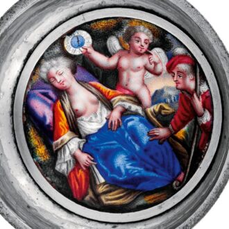 English silver Louis XIV oignon watch in French style Circa 1700