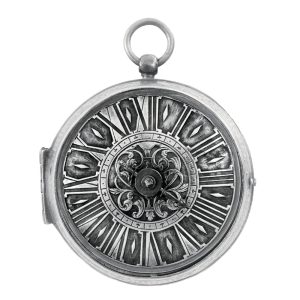 French silver Louis XIV single-hand oignon watch Circa 1690