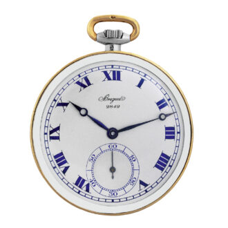 French gold chronometer watch with Guillaume balance Circa 1935