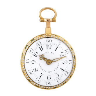 French gold quarter repeating à toc pocket watch Circa 1780