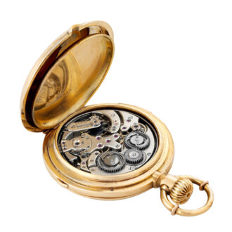 Swiss gold repeater with independent stop-dead seconds Circa 1880