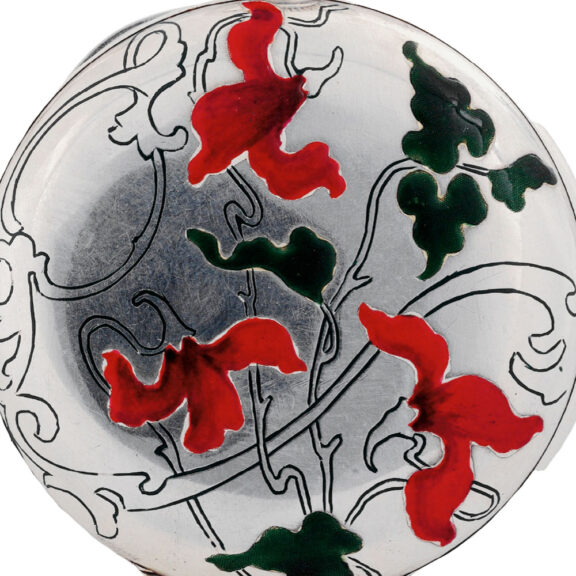 Swiss silver minute repeating Art Nouveau pocket watch Circa 1900 Swiss silver minute repeating Art Nouveau pocket watch Circa 1900