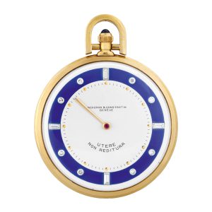 Unique Swiss 20 Carat gold single handed dress watch Circa 1950