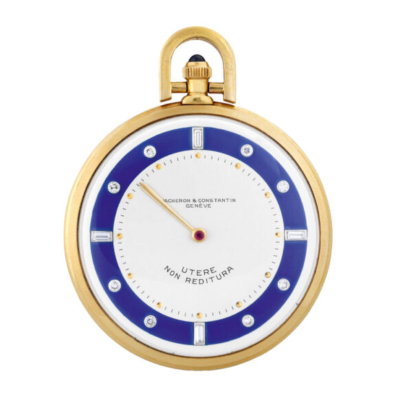 Unique Swiss 20 Carat gold single handed dress watch Circa 1950