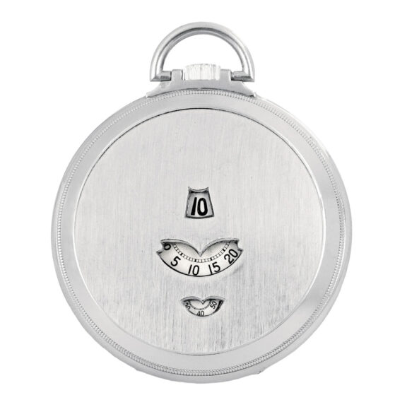 Swiss nickel-chrome digital jump-hour dress watch Circa 1930 Swiss nickel-chrome digital jump-hour dress watch Circa 1930