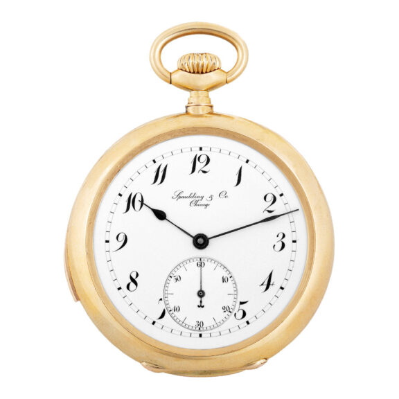 Swiss yellow gold minute repeating pocket watch Circa 1915 Swiss yellow gold minute repeating pocket watch Circa 1915