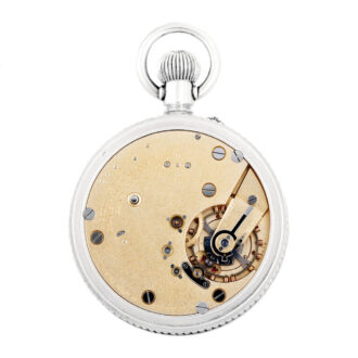 Impressive Swiss silver deck watch with 52-hour power-reserve Circa 1926 Impressive Swiss silver deck watch with 52-hour power-reserve Circa 1926