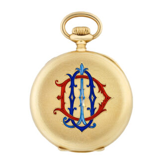 Swiss 18K yellow gold lever chronometer pocket watch Circa 1915