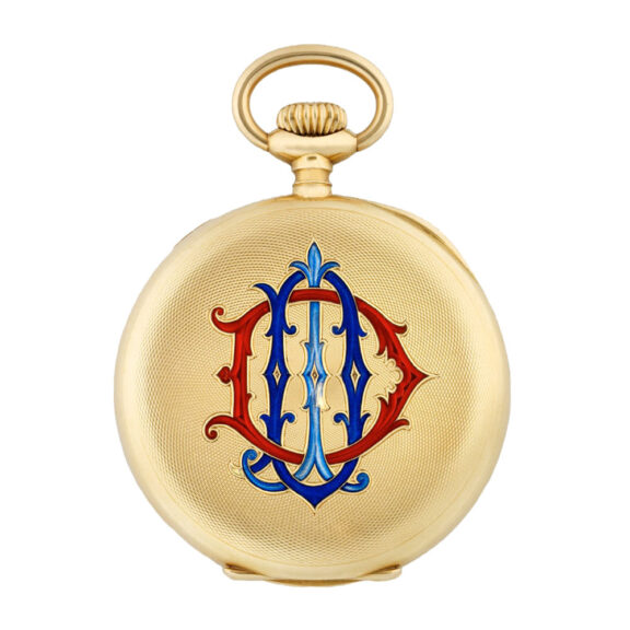 Swiss 18K yellow gold lever chronometer pocket watch Circa 1915