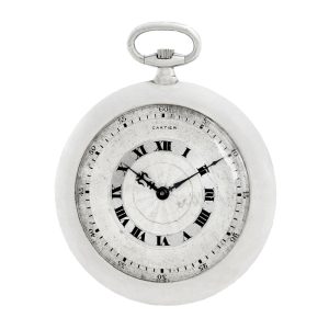 Thin French platinum lever with two-tone dial Circa 1930