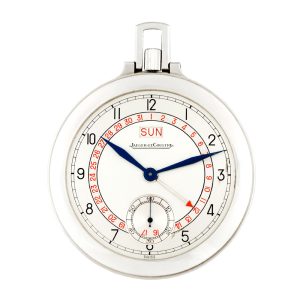 Swiss staybrite stainless steel watch with double date calendar Circa 1940