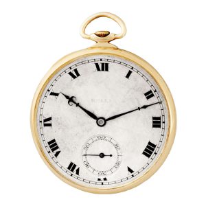 Swiss 18 carat yellow gold keyless dress watch Circa 1925
