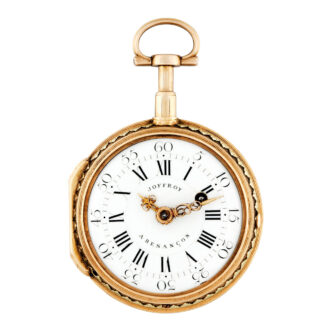 Swiss gold dumb quarter repeating à toc pocket watch Circa 1760