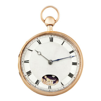 French gold repeater with concealed erotic automaton Circa 1825