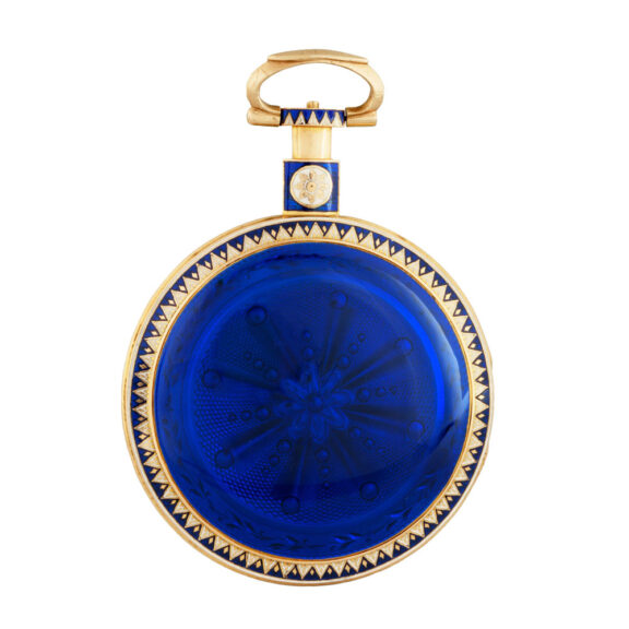 English 18k gold and enamel verge pocket watch Circa 1790