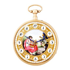 Extremely rare Swiss gold repeating musical watch Circa 1820