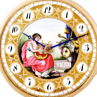 Extremely rare Swiss gold repeating musical watch Circa 1820