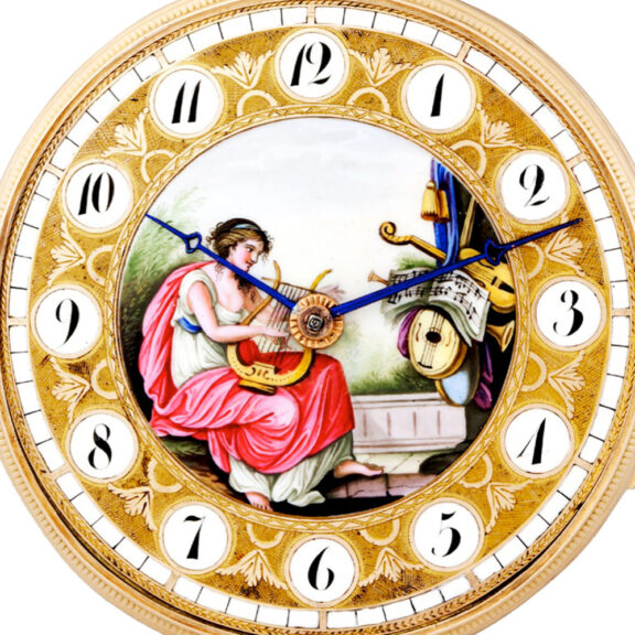 Extremely rare Swiss gold repeating musical watch Circa 1820 Extremely rare Swiss gold repeating musical watch Circa 1820