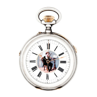 Swiss musical watch made for the Eastern market Circa 1880