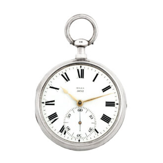 Very fine English silver pair cased pocket chronometer Circa 1819