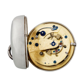 Very fine English silver pair cased pocket chronometer Circa 1819