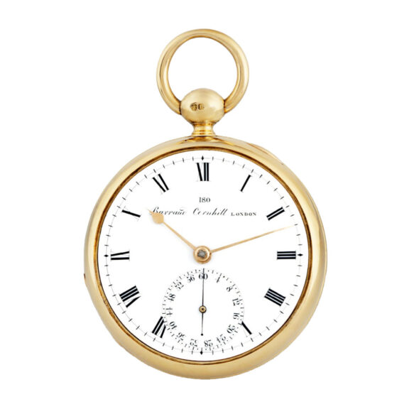 English gold watch with Arnoldtype spring detent escapement Circa 1798