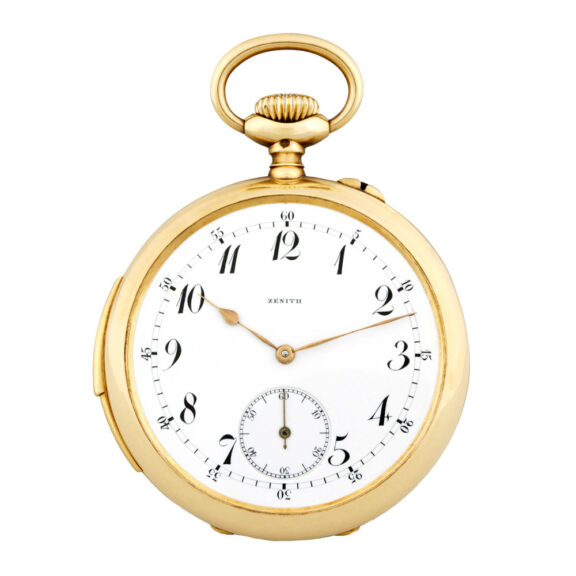 Swiss 18K gold quarter repeating pocket watch Circa 1910