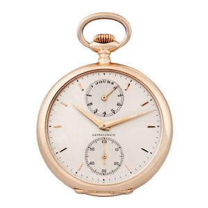 Swiss 14 Carat gold pocket watch with 8 day movement Circa 1955