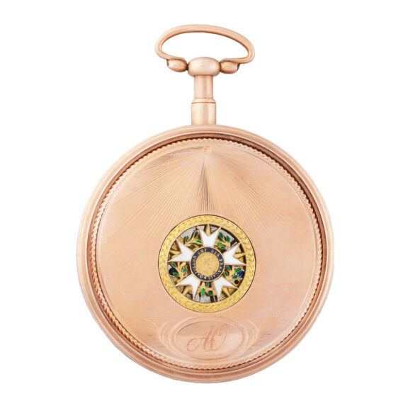 Extremely rare French 18 Carat gold quarter repeating watch Circa 1810