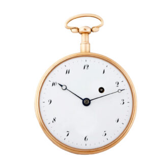 Extremely rare French 18k gold quarter repeating watch Circa 1810