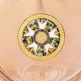 Extremely rare French 18k gold quarter repeating watch Circa 1810
