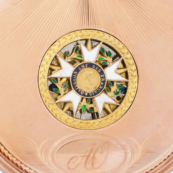 Extremely rare French 18k gold quarter repeating watch Circa 1810 Extremely rare French 18k gold quarter repeating watch Circa 1810