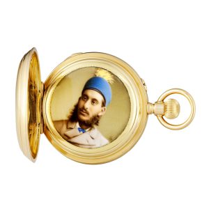 Swiss gold half-hunter made for the Indian market Circa 1900