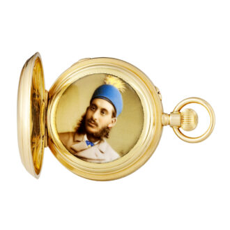 Swiss gold half-hunter made for the Indian market Circa 1900