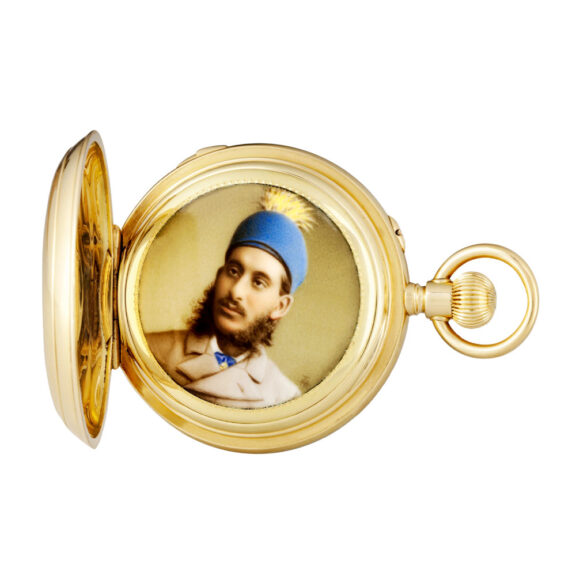 Swiss gold half-hunter made for the Indian market Circa 1900
