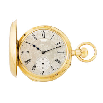 Swiss gold half-hunter made for the Indian market Circa 1900