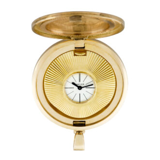 Very fine French 18K gold lady's pendant watch Circa 1960
