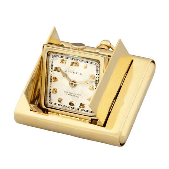 Very rare Swiss 18 carat yellow gold lever purse watch Circa 1920